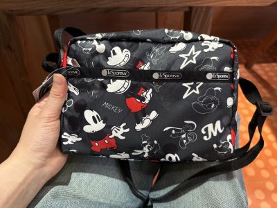 Lesportsac 2023 ใหม่การ์ตูนน่ารักสบายๆกระเป๋าสะพายข้างผู้หญิง2434