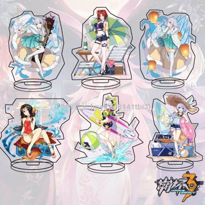 Anime Games Honkai Impact 3 Acrylic Stand Model Cosplay Kiana Yae