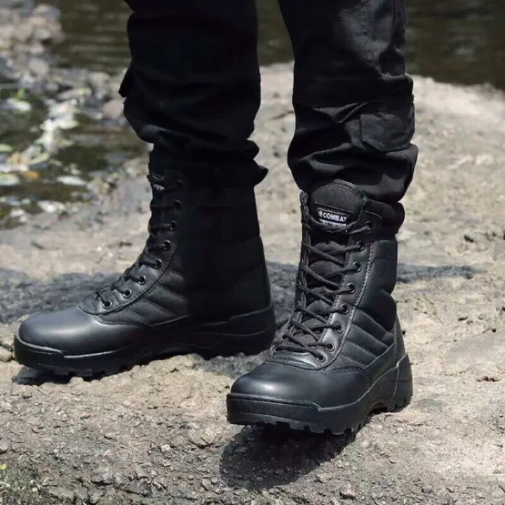 lazada combat boots