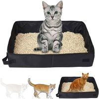 Portable Folding Outdoor Pet Litter Box Cat Cleaning Toilet Tray Folding Dog Potty Travel Waterproof Pet Rest Box Puppy Kennel