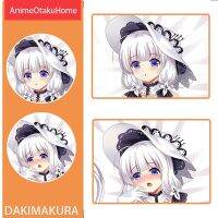 Anime Azur Lane HMS Illustrus USS Enterprise ปลอกหมอนพิมพ์สองด้าน Otaku ชุดเครื่องนอนตกแต่ง Dakimakura ปลอกหมอน