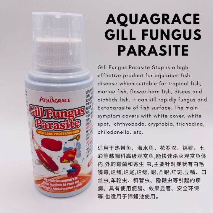 AQUAGRACE Gill Fungus Parasite 130ml (kill rapidly fungus and