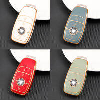 เคสทีพียูสำหรับ Mercedes-Benz Key Key,เคส GLC300L C-Class E-Class E300l/E260/E350 A200 180L เคสกุญแจรถยนต์กระเป๋าครอบ