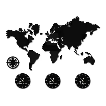 World Time Zone Clocks - Best Price in Singapore - Dec 2023