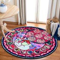 [COD] round carpet national style living room bedroom coffee floor mat light luxury palace hanging basket computer seat cushion