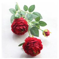 Artificial Rose Peonies Flowers Fake Flowers Plant Single Stem Silk Flowers Artificial Silk Peonies For Home Weeding Party Decora Offcie Table Decora Bedroom Dinning Room Decora