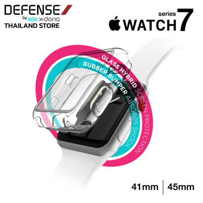 X-Doria Defense 360X เคส Apple Watch เคสคลุมหน้าจอ เคสใส แบบนิ่ม ซีรีย์ 7 เคสกันรอย Apple Watch 7 (41mm/45mm/44mm/49mm)