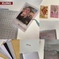 8 colors Korean Hot Stamping Silver Alphabet Stickers Polaroid Scrapbook Journal Polco Decorative Material Sticker