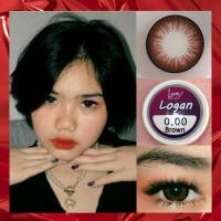 คอนแทคเลนส์ Lovely lens รุ่น Logan (สีน้ำตาล) ขนาด14.5