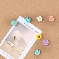 TUTU 6pcs/box daisy Push Pins Thumb Thumbtack Board Pins Drawing Photo Wall Studs Office School Supplies H0540 Clips Pins Tacks