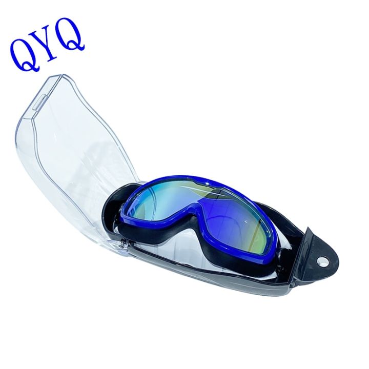 แว่นตาว่ายน้ำแว่นตาซิลิโคนนิ่มกันน้ำสำหรับผู้ชายและผู้หญิงแว่นกัน-uv-กันฝ้าสำหรับว่ายน้ำแบบมืออาชีพ