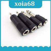 xoia68 Shop Headphone Adapter 6.35mm 6.5mm 1/4" Mono Male To 3.5mm 1/8" Female Connector 2 Pole 3 Pole Jack Audio Speaker Terminal Plug