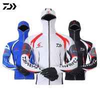 【CC】 New Fishing Shirt Jacket Silk Dry Clothing Protection Face Neck Anti-UV Breathable Hooded