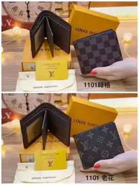 DOMPET LV PRIA WITH BELT FREE BOX AND PAPERBAG