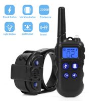 2Km Dog Training Collar With Walkie-Talkie Rechargeable Dog Shock Vibration Beep Waterproof Training Collars For Large Small Dog