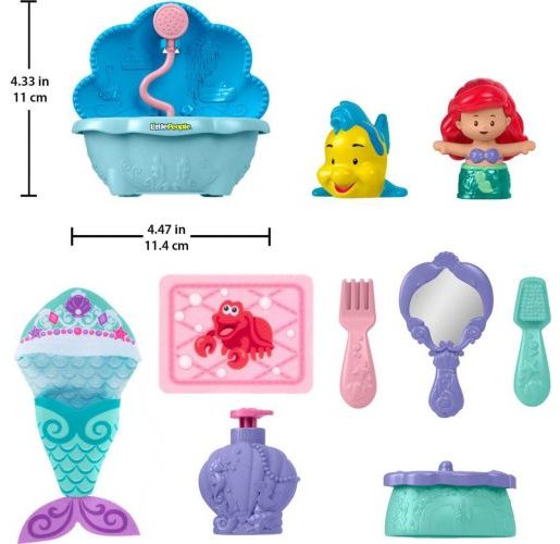 เจ้าหญิง-ariel-disney-princess-bathtime-with-ariel-by-little-people-ราคา-1-590-บาท