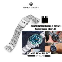 สายนาฬิกา strapcode super oyster (super-o boyer) for seiko sumo สายเต้าหู้สำหรับนาฬิกายี่ห้อ ไซโก้ รุ่น ซูโม่ แบบโค้งเค้าตัวเรือน