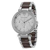 นาฬิกาผู้หญิง MICHAEL KORS Parker Chronograph Crystal Pave Dial Ladies Watch MK6284