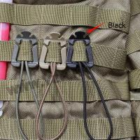 Jay 1Pc ยุทธวิธี Dominator Elastic Cord Hang Buckle Clip PALS MOLLE EDC Webbing