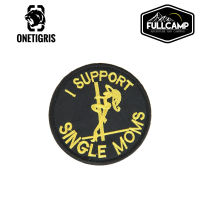 Onetigris I Support Single Moms Patch อาร์มติดชุด อาร์มติดเครื่องแบบ อาร์มตีนตุ๊กแก ลายสุนัข K9