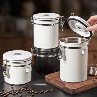 Stainless Steel Coffee Canister Coffee Ground Vaults Jar For Coffee Bean