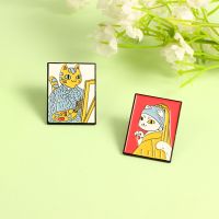 【YF】☫  Fashion Painting Metal Enamel Brooch Cartoon Badge Lapel Jewelry Accessories