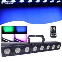 RGBW LED 8X4W Par Light Remote DMX512 Music HomeParty Wall Wash Strobe Effect Stage Long Strip Lamp Disco Popular DJ Bar