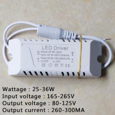 ไดรฟ์ไฟ LED 3W-50W พลังงานอะแดปเตอร์ LED ไดรเวอร์ปัจจุบันคงที่ DC หญิงดาวน์ไลท์หม้อแปลง DIY