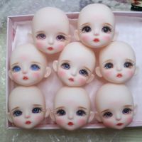 ตุ๊กตาตุ๊กตาแต่งหน้า1/8 BJD อุปกรณ์ตกแต่งสำหรับเปลี่ยนหัวตุ๊กตาตัวเล็ก Ob11อุปกรณ์แต่งหน้าลงสีด้วยมือแบบดั้งเดิมทำให้ดวงตาของเธอสมบูรณ์หัว3มิติ