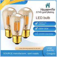 HOUSEWIFE SPACE 3W 1W ค่ะ หลอดไฟแสงคริสตัล E26 E27 สีเหลืองอบอุ่นอบอุ่น หลอดไฟ LED ST45สำหรับ ร้อนแรงมาก หลอดไส้ หลอดไฟสำหรับหลอดไฟ ของตกแต่งบ้าน