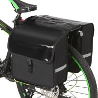 28L Bicycle Basket Cycling Bags Bicycle Pannier Large Capacity Multifunctional Water Resistant Bike Bags MTB Bicycle Accessories