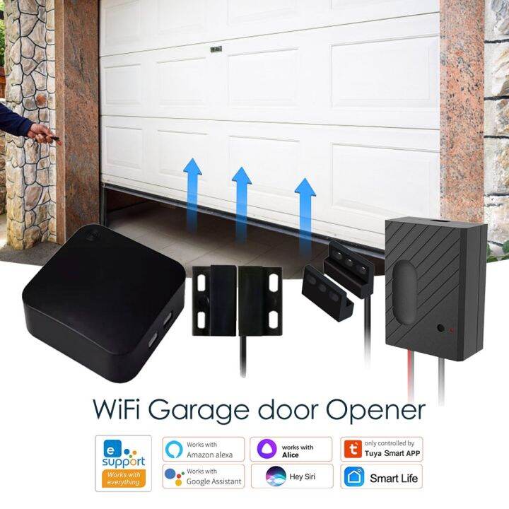 Tuya Smart life Garage Door Opener Wifi Switch ewelink APP Control