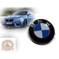 * Logo BMW ฟ้าขาวขอบอลูมิเนียมขนาด82mm สัญลักษณ์โลโก้ฝากระโปรงท้ายกระโปรงหน้าหลัง **สินค้าดี จัดส่งเร้ว**