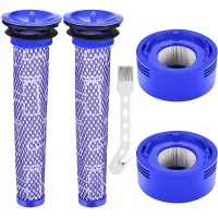 Replacement Filter Set Kit for V7 V8 Vacuum Cleaner Accessories, Replaces Part Number 965661-01 967478-01