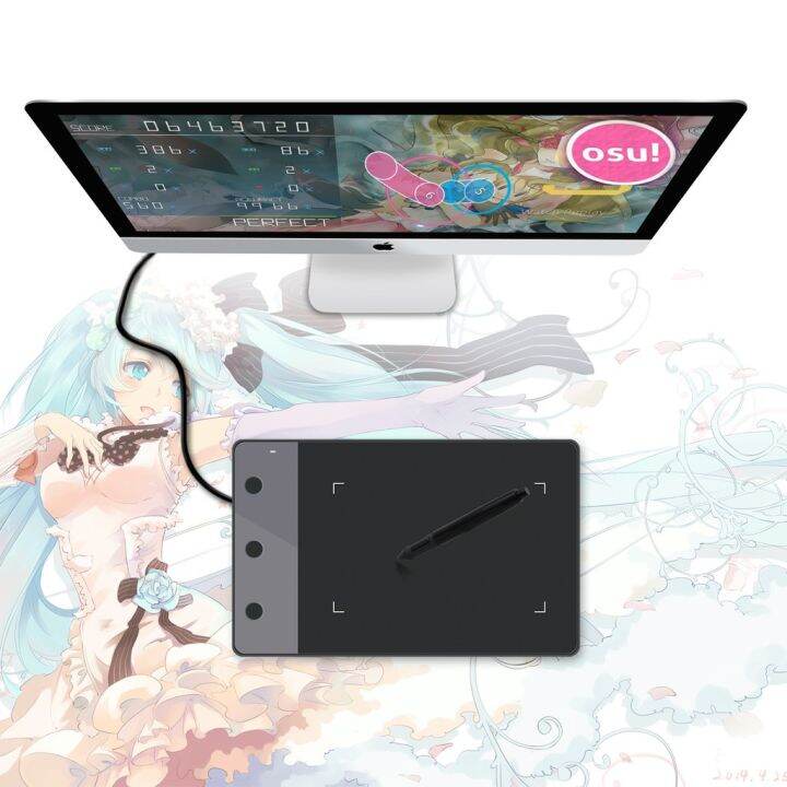 huion-420-osu-กราฟิกส์แท็บเล็ต-เมาส์ปากกา-สำหรับการเรียน-และการสอนออนไลน์