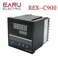 【LZ】☁  Controlador de Temperatura PID REX-C900 Termopar PT100 K Entrada Universal Multi-Entrada SSR Relé Saída Termostato Regular 220V