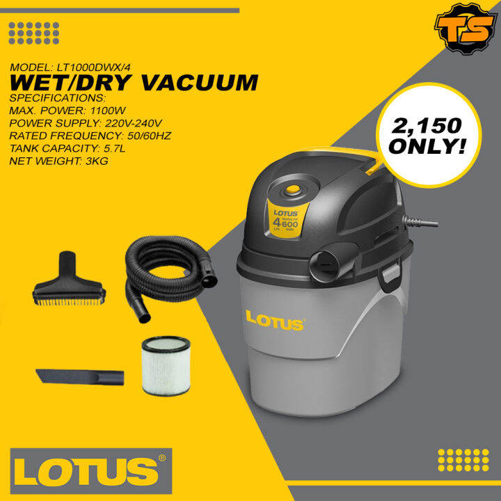 LOTUS WET/DRY VACUUM CLEANER 4L Lazada PH
