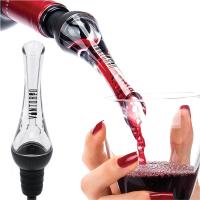 Malonestore เครื่องอัดลมไวน์ Premium Aerating Pourer และ Decanter Spout (สีดำ)