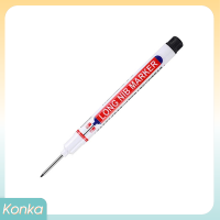 ✨ Konka ปากกาหมึกหัวยาวสีดำ แดง ดำ น้ำเงิน20มม. ปากกามาร์กเกอร์สำหรับตกแต่งงานไม้ห้องน้ำปากกามาร์กเกอร์ทรงลึกอเนกประสงค์