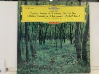 1LP Vinyl Records แผ่นเสียงไวนิล CLARINET SONATA IN F MINOR NO.1 &amp; 2 (J13D297)