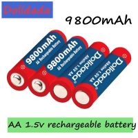 คุ้มค่าที่ซื้อแท็ก4-16ชิ้นที่ได้รับความนิยม AA 9800 Mah ชาร์จไฟได้ AA 1.5 V Alcalinas Drummey + จัดส่งฟรี