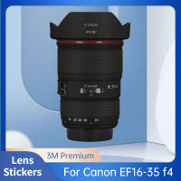 สำหรับ Canon EF 16-35มิลลิเมตร F4 L IS USM ป้องกันรอยขีดข่วนกล้องเลนส์สติ๊กเกอร์เสื้อห่อฟิล์มป้องกันร่างกายป้องกันผิวปก16-35 F 4