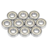 6000Zz Bearing Wheel Double-Sided Metal Sealed Ball Bearing Steel for Industrial Machine Tool Motor Bearings 10Pcs