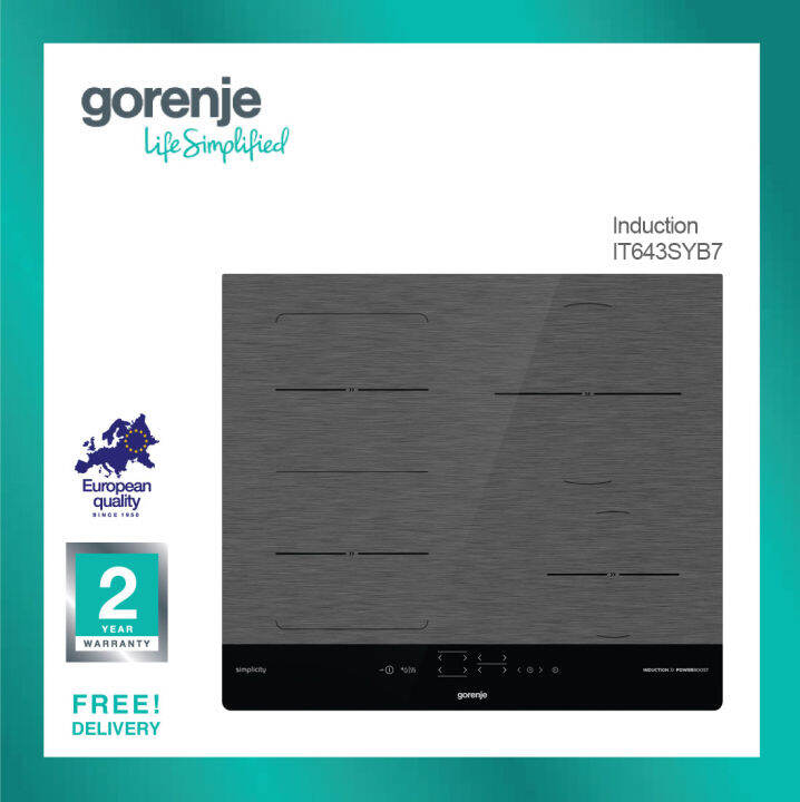 Gorenje เตาไฟฟ้า อินดักชั่น แบบติดตั้งฝัง Gorenje ขนาด60 ซม