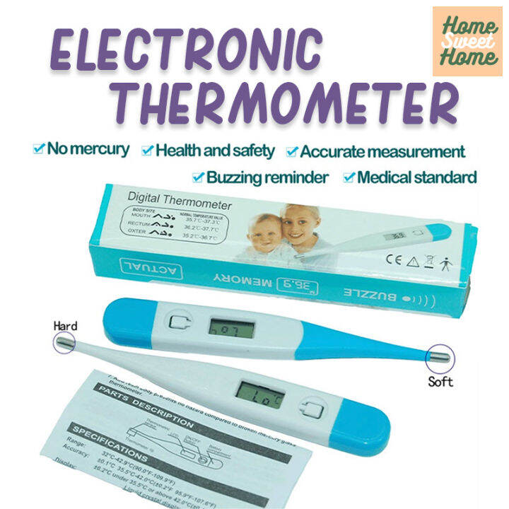 Medical Thermometer Infant Oral Axillary Outpatient Digital Liquid Crystal Electronic Products