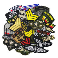 26ชิ้น/ล็อตArmy Top Gun PatchปักAppliqueผ้าเสื้อผ้าเครื่องแต่งกายอุปกรณ์เสริมเย็บปักถักร้อยCamouflage Love-Yeors