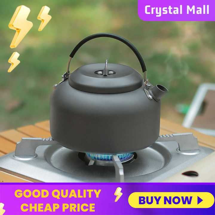 0.8L/1.4L Outdoor Lightweight Aluminum Camping Teapot Boil Water