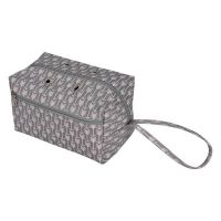 【CC】 Cotton Storage With Zip Crochet Hooks Thread Yarn Organizer