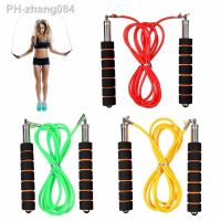 Skipping Rope Adjustable Steel Jump Rope Workout With Foam Handles For Fitness Jumping Rope And Alloy amp; Silicone Handles