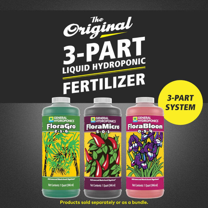 general-hydroponics-flora-series-floramicro-florabloom-floragro-3-part-hydroponic-nutrient-system-1-qt-bottles